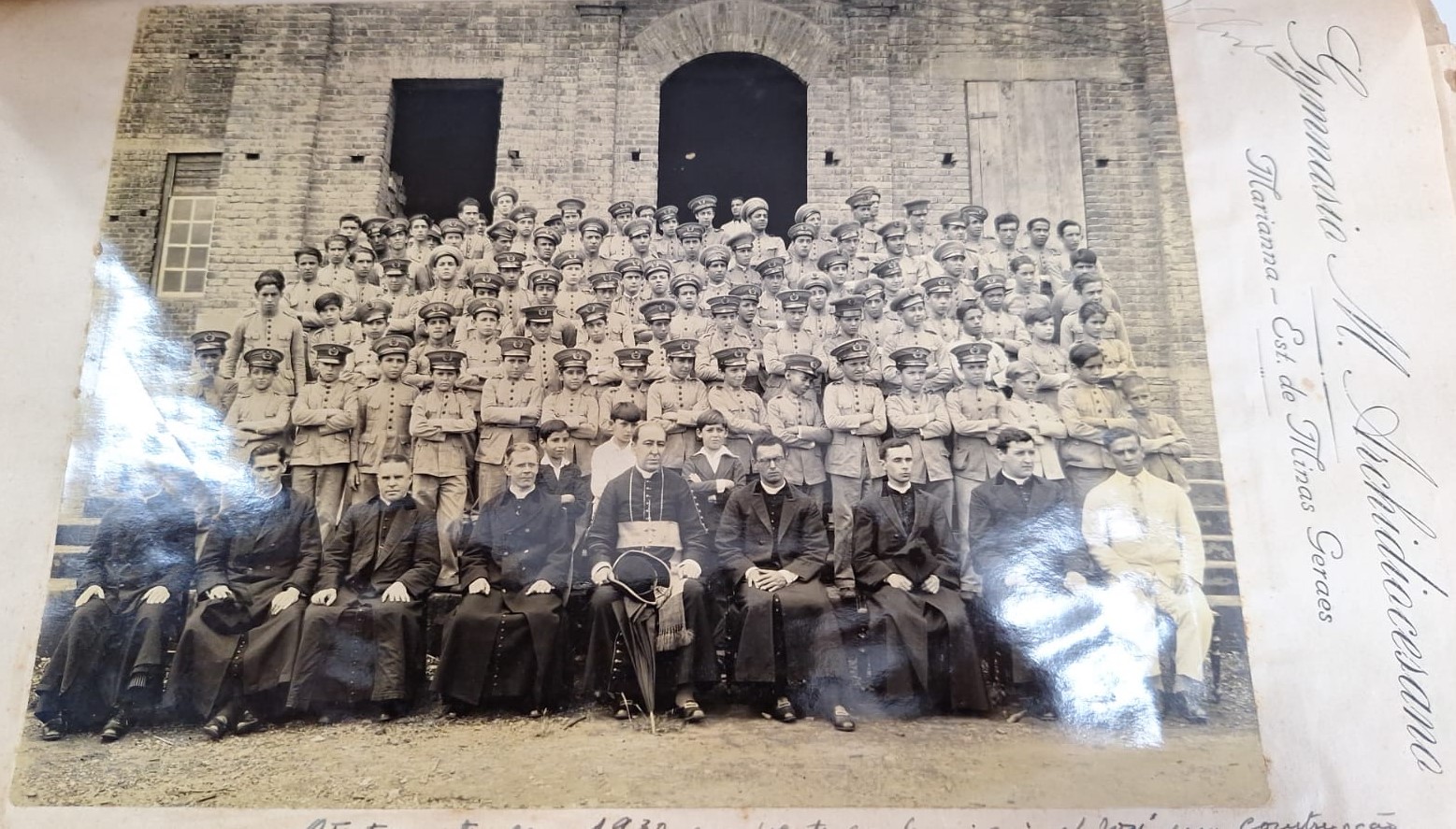 1930 - Mariana - Internato, em frente ao Seminário São José